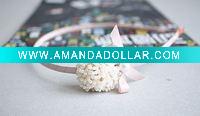 Wholesale 2011 Hot Sale Beads Flower Hair Band Girly Hair Decoration