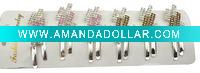 Wholesale Metal Hair Wave Shape Clips with Stone, Hair Accessories, Hair Jewelry