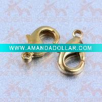 Brass Lobster Claw Clasp