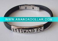 Promotion Silicone Metal Bracelet