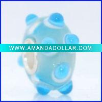 Wholesale buy glass beads silver jewelry wholesaler bracelet beads
