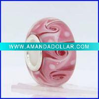 Wholesale buy glass beads silver jewelry wholesaler bracelet beads