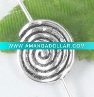 Wholesale 2011 newest design fashion tibetan bead caps,zinc alloy charms YT061