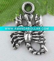 Wholesale 2011 fashion tibetan silver beads,zinc alloy charms YT004