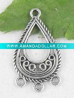 Wholesale 2011 fashion tibetan silver beads,zinc alloy charms YT003