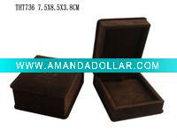 Wholesale velvet wrapped earring gift box