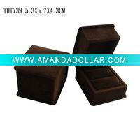 Wholesale velvet wrapped ring box