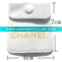 Velvet Press Button Gift Bag /Pouch