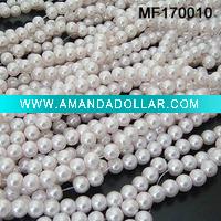 Plastic pearl component