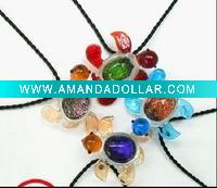 Wholesale glass necklace pendant YUM-25
