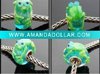 Wholesale 2011 spring fashion design foil Murano glass beads