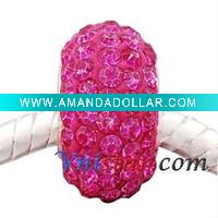 Wholesale Vnistar Silver Plated Crystal Bead Pgb599-18 Wholesale