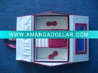 Custom leather make up box
