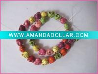 Wholesale Multi-color turquoise skull beads
