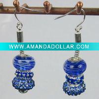 Wholesale alloy jewellry jewelry earring silver earring fashion earring charm earrings supply