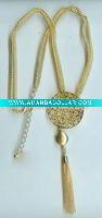 hot gold plated necklace