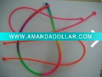 rainbow silicone necklace
