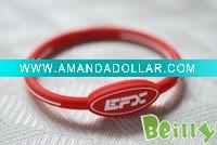 2011 the hottest sale hollow silicone bracelet