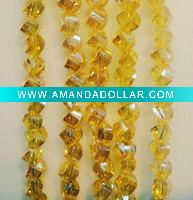 Wholesale Hot Selling crystal twist beads