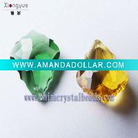 Wholesale China Crystal Baroque leaf Ornament for jewelry and decoration