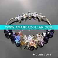 Colorful crystal bead bracelet