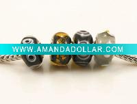Wholesale new handmade murano ,silver core fit bracelet ,high qulity beads ; glass beads ;
