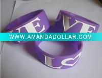 Wholesale 2011 HOT /Fashion/Charming Wide Silicone Bracelets
