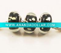 Wholesale new handmade murano ,silver core fit bracelet ,high qulity beads ; glass beads ;