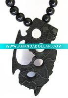 Wholesale wooden pendant, customer design necklace with wood