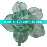 Wholesale charm flower glass bead fit for making jewelry RY002997