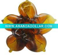 Wholesale flower glass bead fit for fashion women RY003001