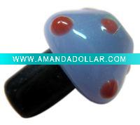 Wholesale glass beads-mushroom fit for fashion women RY004449