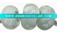Wholesale high quality flower design glass jewelry beads RY004652