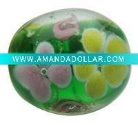 Wholesale flower design high quality glass seed beads