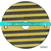 Wholesale round stripe resin connector with two hole