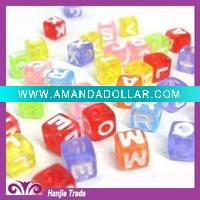 Wholesale Wholesale Loose Crystal Lampwork Glass Beads with Letters