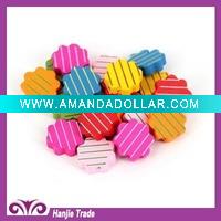 Wholesale Colorful Wooden Bead Jewelry beads