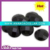 Wholesale Wholesale Round Crystal Glass Jewels