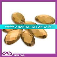 Wholesale Wholesale Oval Crystal Glass Jewels