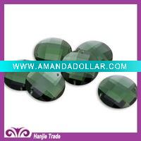 Wholesale Wholesale Round Crystal Glass Jewels