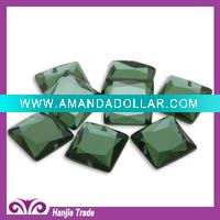Wholesale Wholesale Square Crystal Glass Jewels