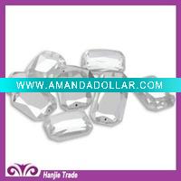 Wholesale Wholesale Rectangle Crystal Glass Jewels