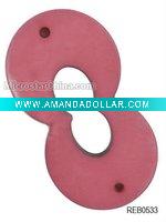 Wholesale "8" shape resin connector with two hole