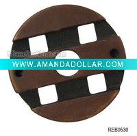 round resin connector with two hole