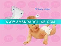 PE cheapest baby diaper