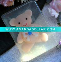 Transparent facial soap