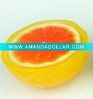 Wholesale Shape of the beautiful lemon skin whitening soap