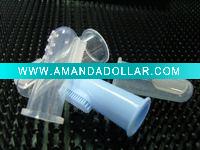 silicone baby toothbrush
