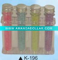 colored bath salts
