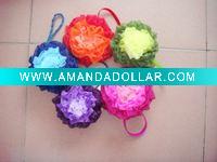 3 layers bath flower sponge